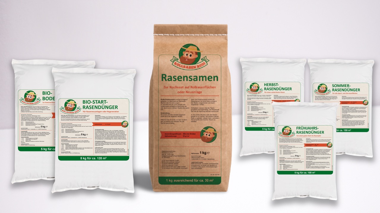 Rasensamen-Dünger Set - Komplettbundle